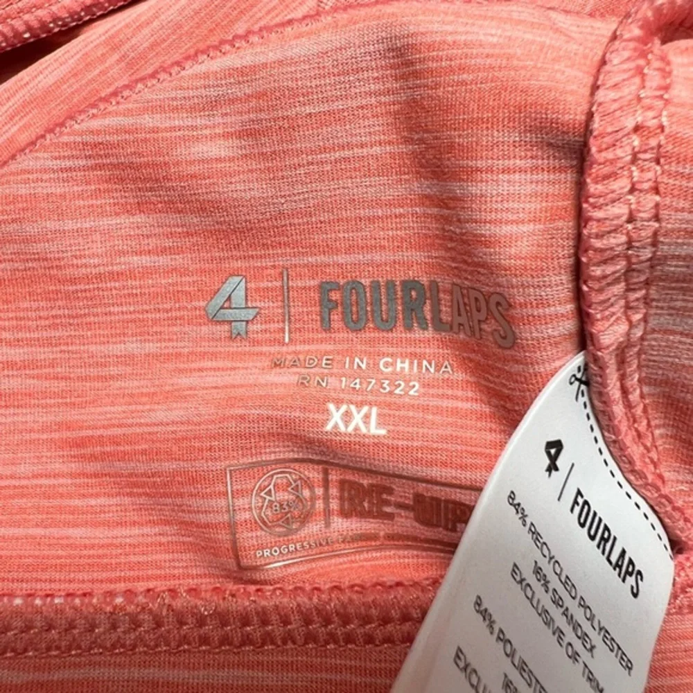 FourLaps Vitality Sports Bra activewear workout bra Blush Space Dye‎ size XXL - Picture 9 of 10